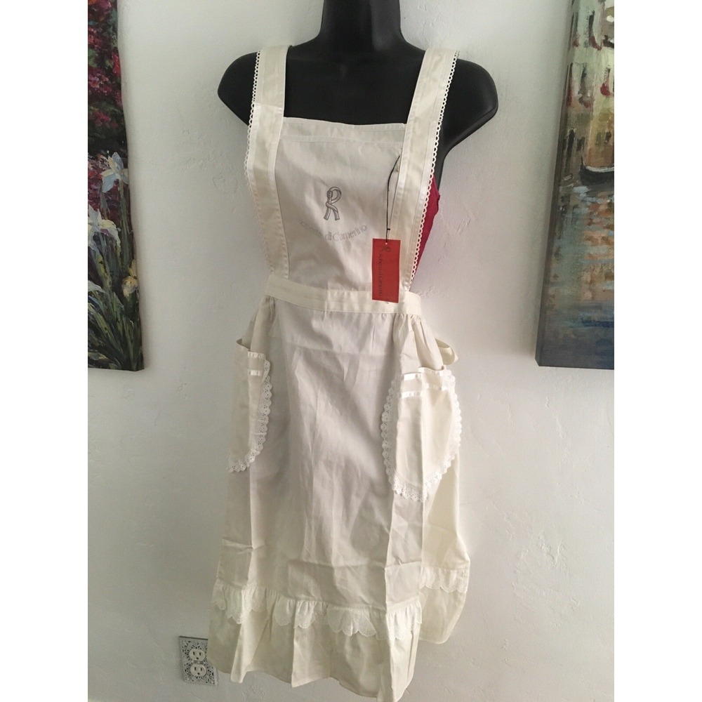New roberta di camerino apron eyelet